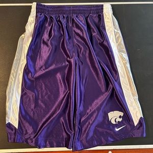 🏀Nike Kansas State Wildcats boys/mens dazzle basketball shorts
